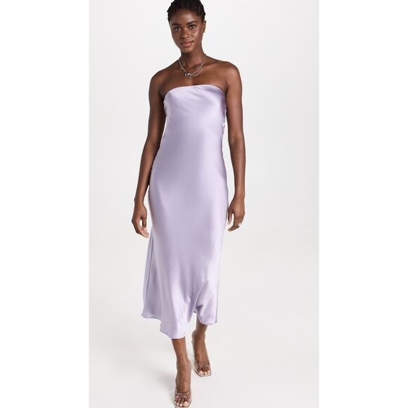 NWT Reformation Joana Silk Dress Size XL $278 - Picture 4 of 12